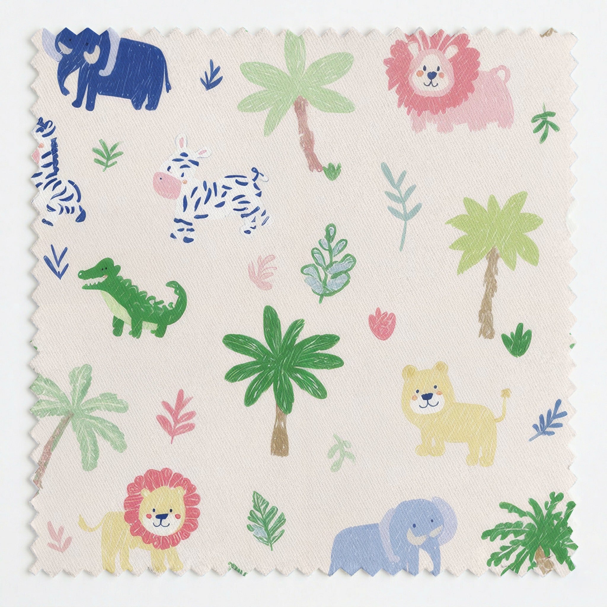 Tropical Zoo - Fabric - Linen Rowe