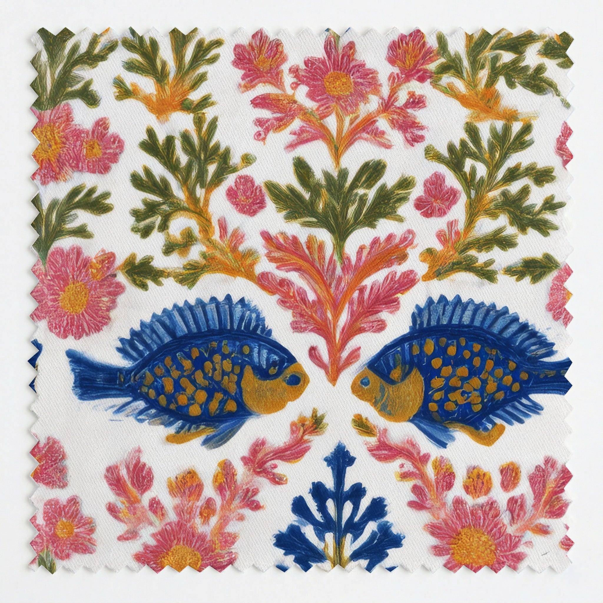 Under The Sea - Fabric - Linen Rowe