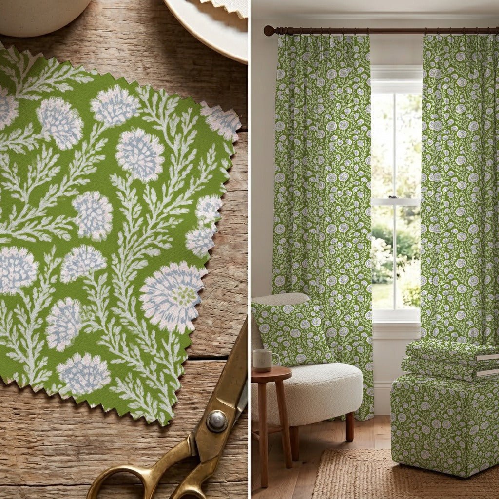 Valerian Garden - Fabric - Linen Rowe