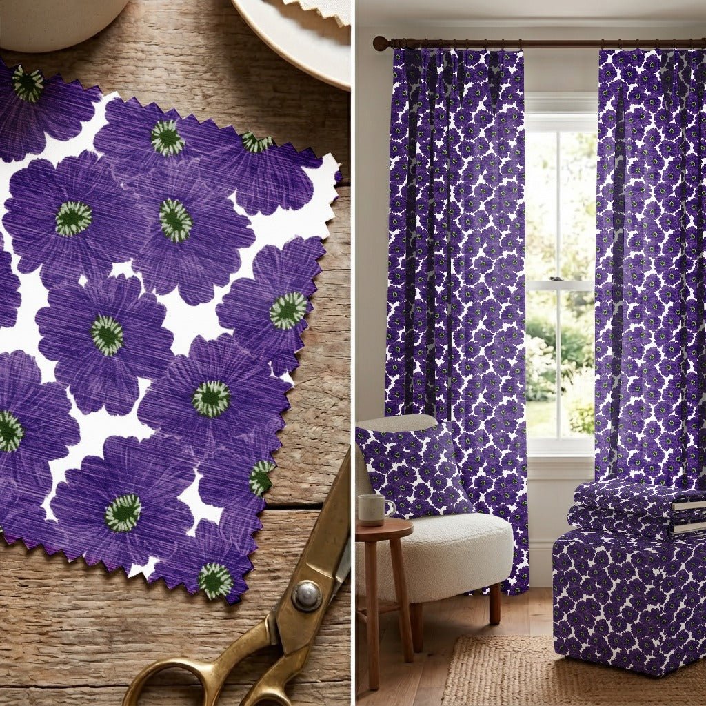 Valmont Blooms - Fabric - Linen Rowe