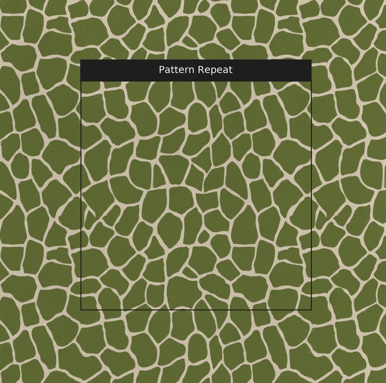 Verde Giraffe - Fabric - Linen Rowe