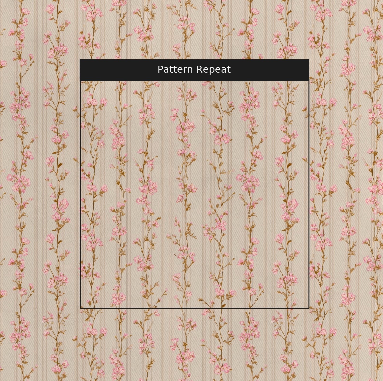 Vintage Bloom - Fabric - Linen Rowe