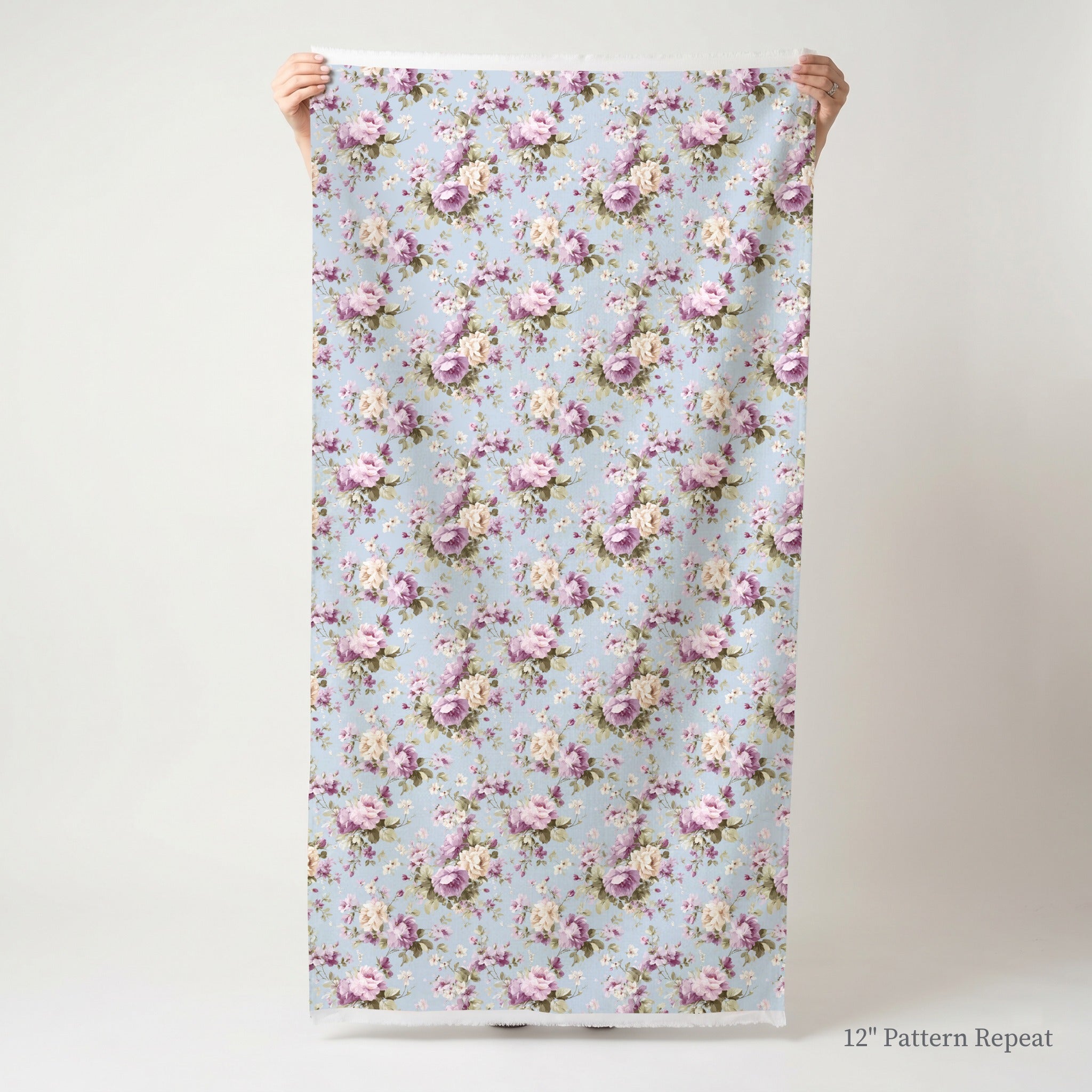 Vintage Florals - Fabric - Linen Rowe