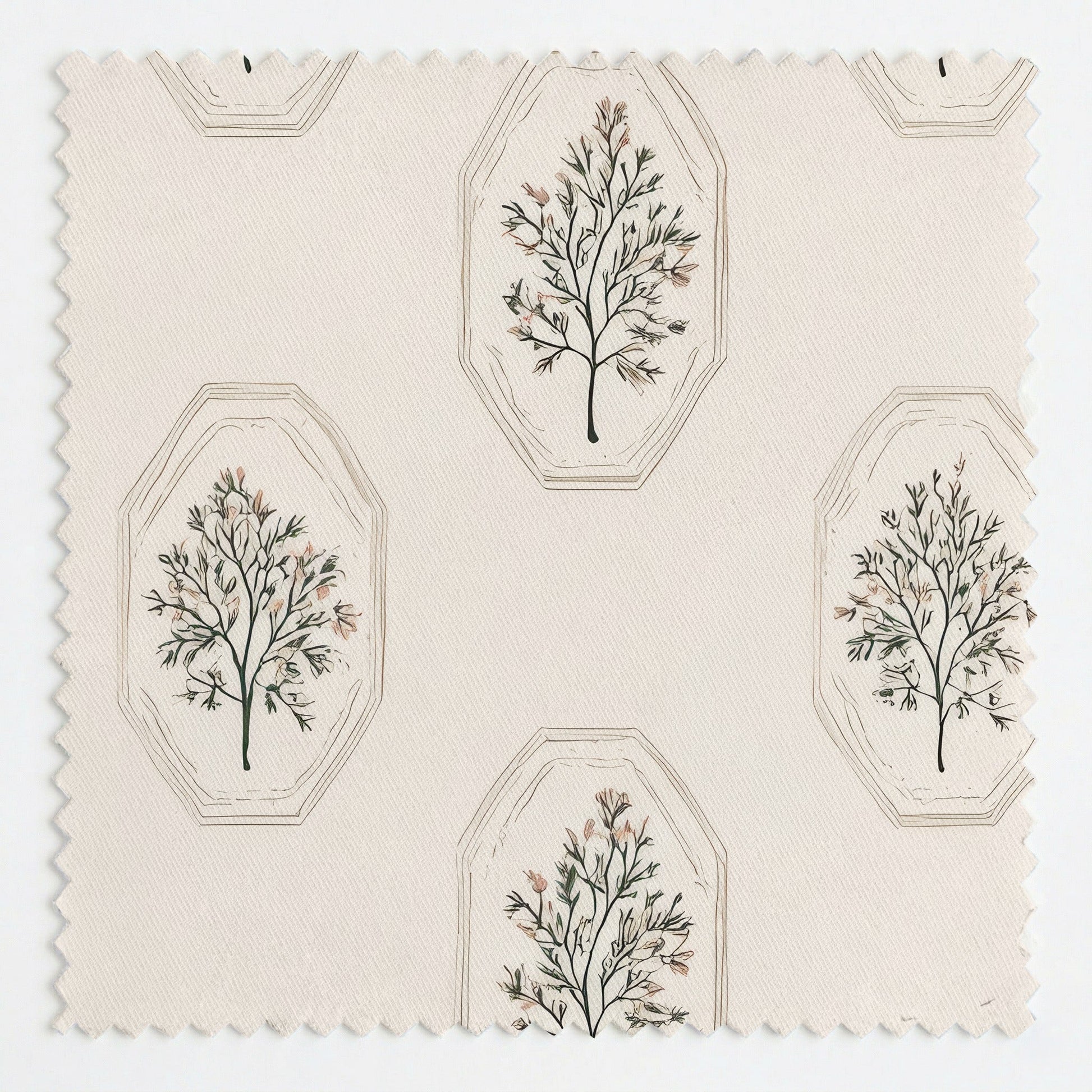 Vintage Frames - Fabric - Linen Rowe