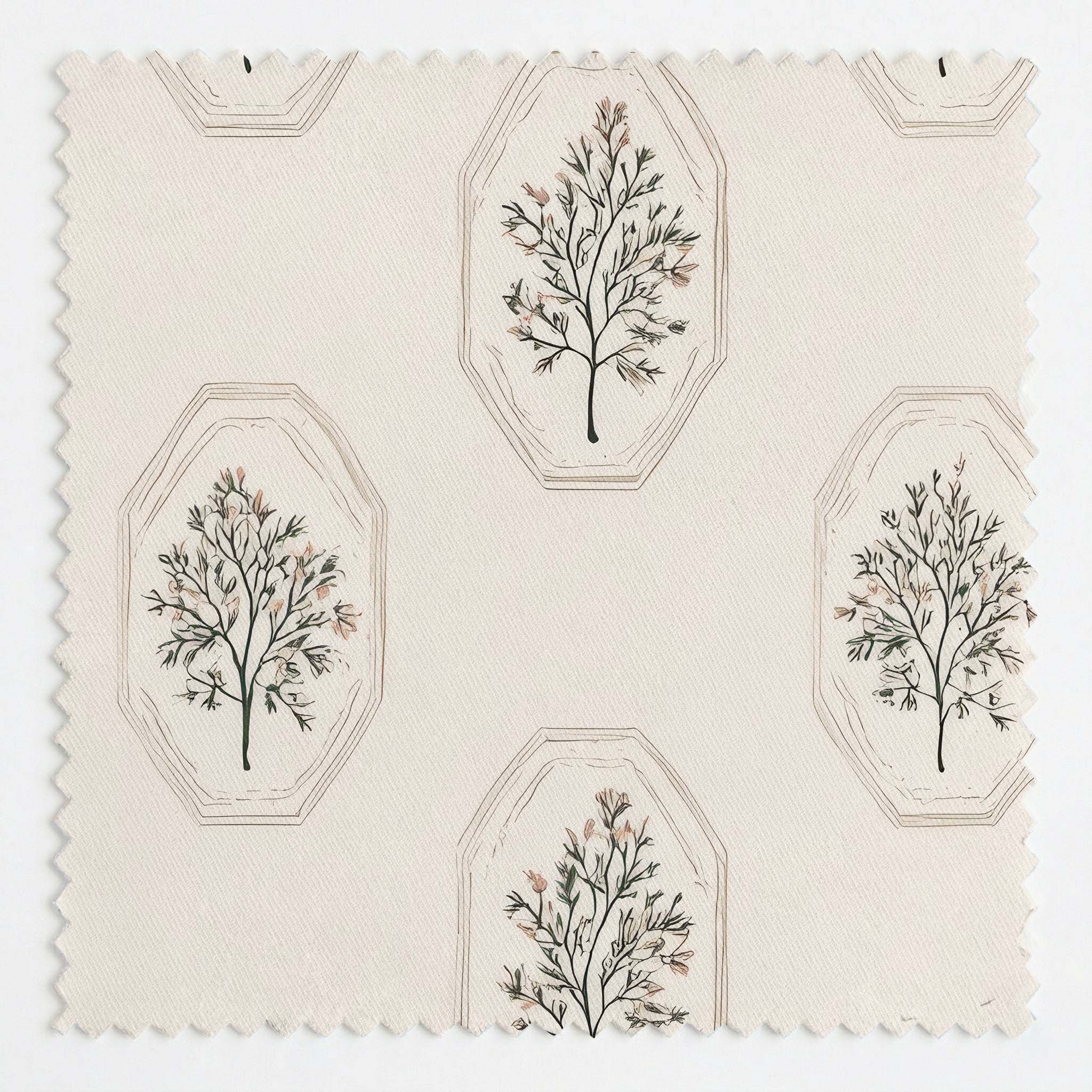 Vintage Frames - Fabric - Linen Rowe