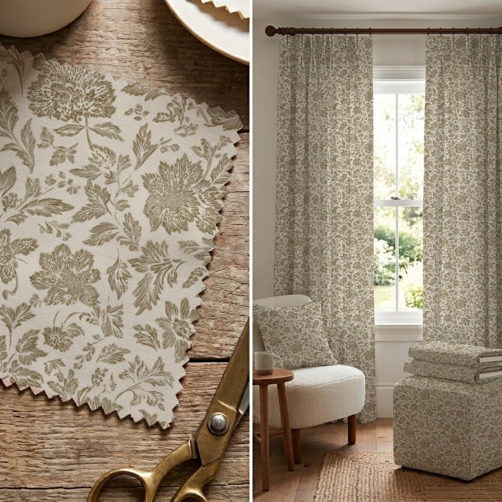 Vintage Olive - Fabric - Linen Rowe