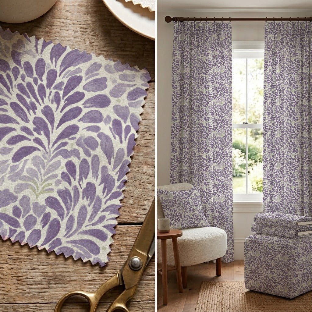 Violet - Fabric - Linen Rowe