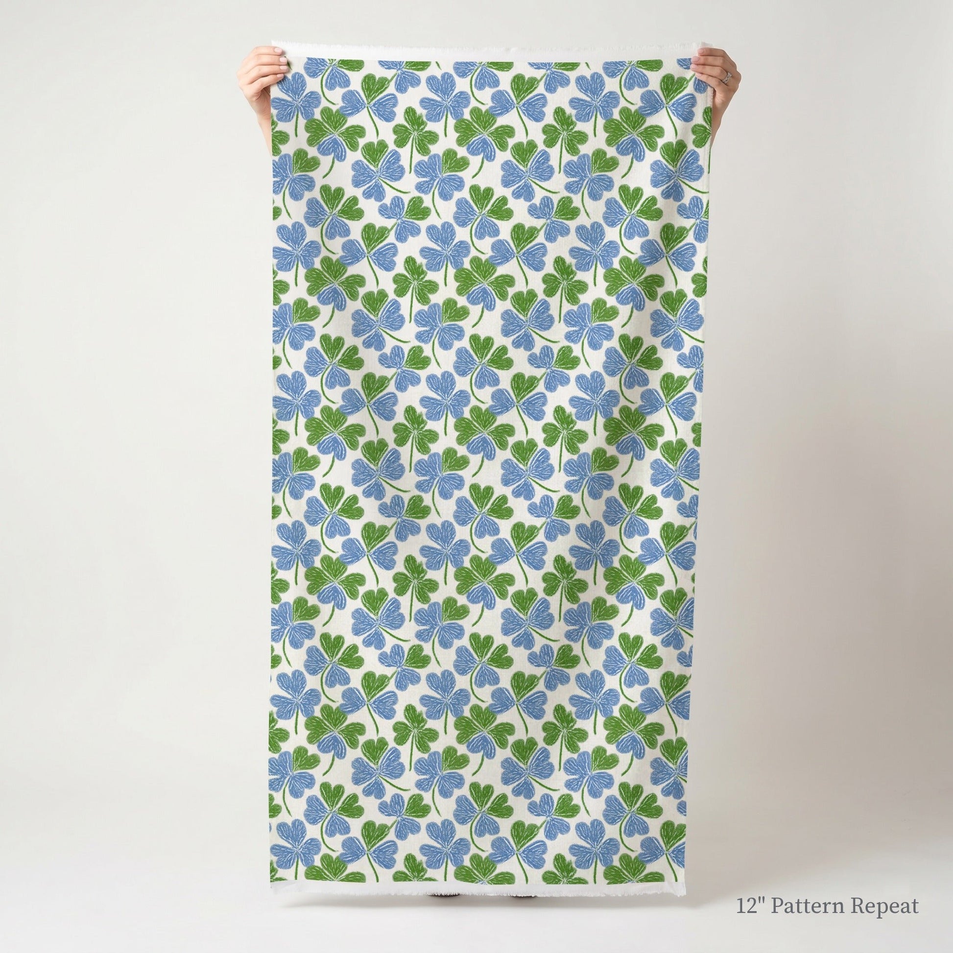 Vireaux Clovers - Fabric - Linen Rowe