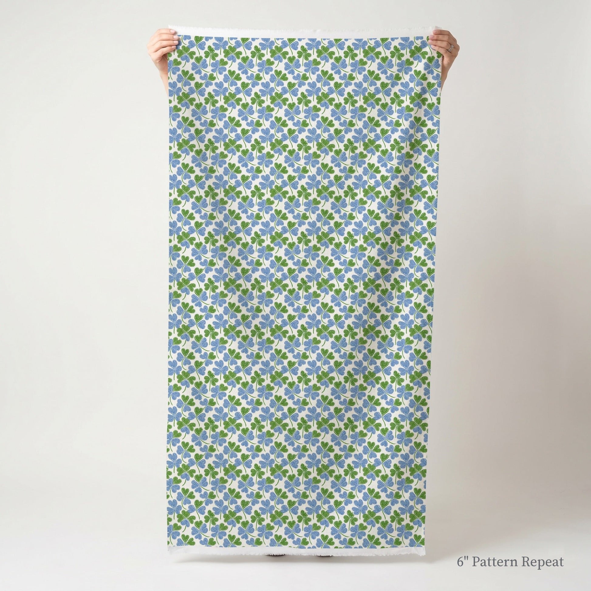 Vireaux Clovers - Fabric - Linen Rowe