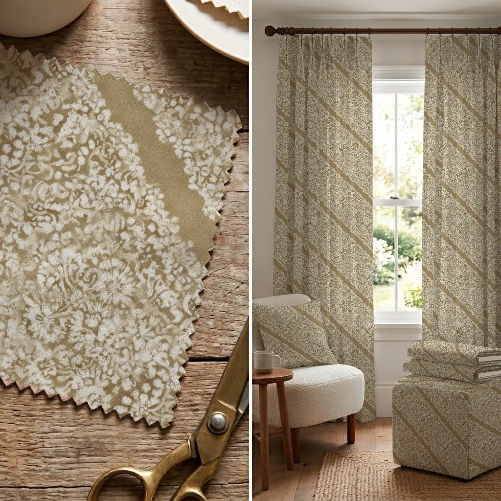 Warm Ribbons - Fabric - Linen Rowe