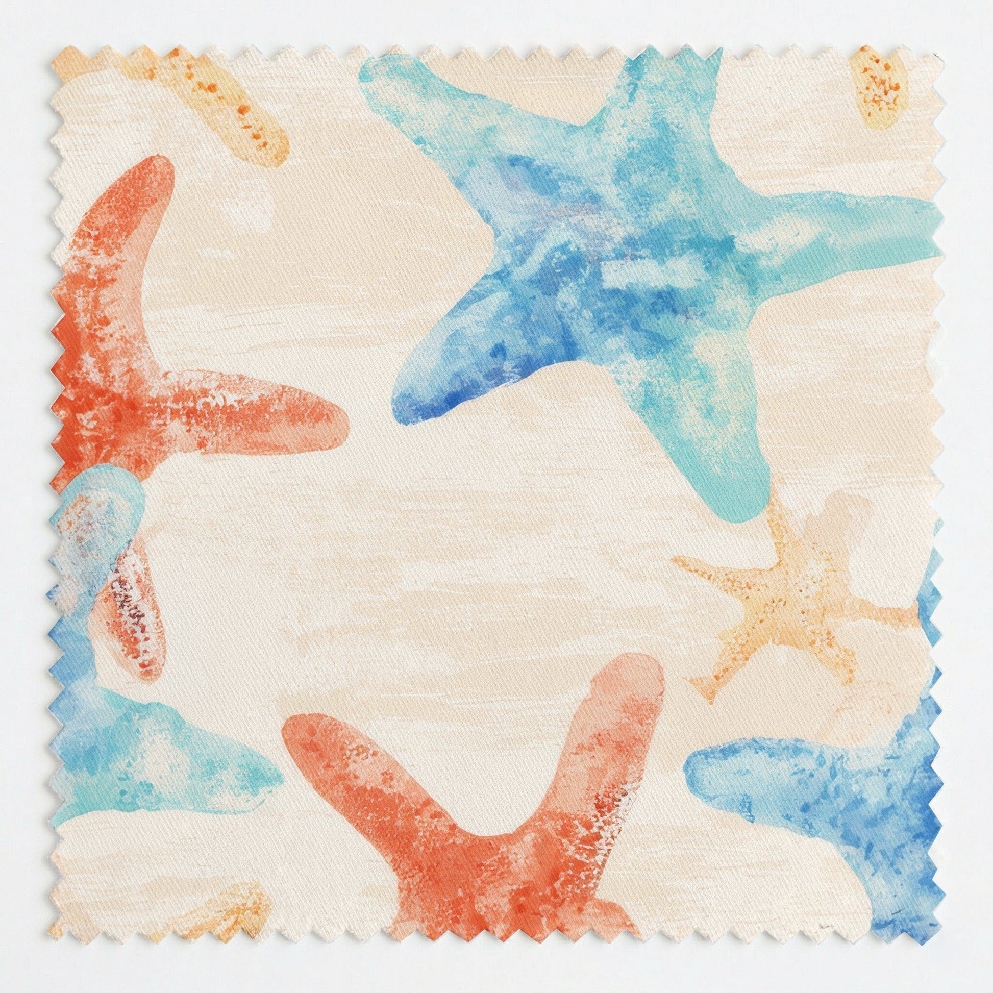 Washed Up Starfish - Fabric - Linen Rowe