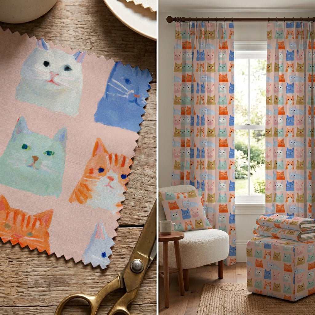 Watchful Eyes - Fabric - Linen Rowe