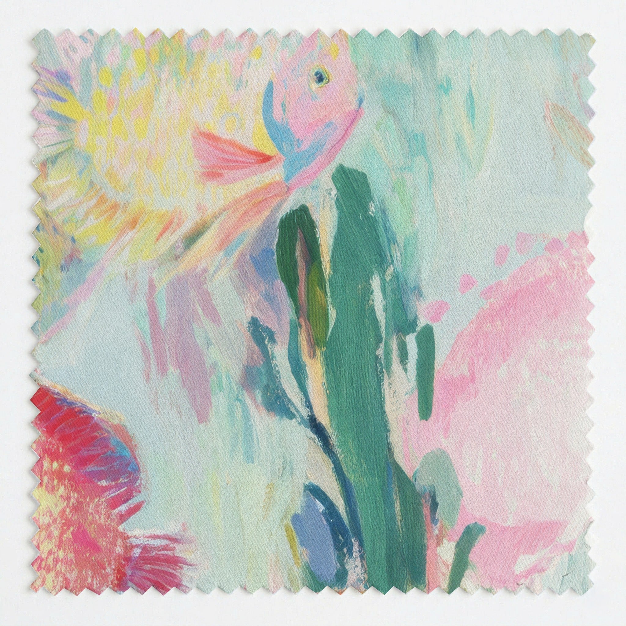 Watercolor Waters - Fabric - Linen Rowe