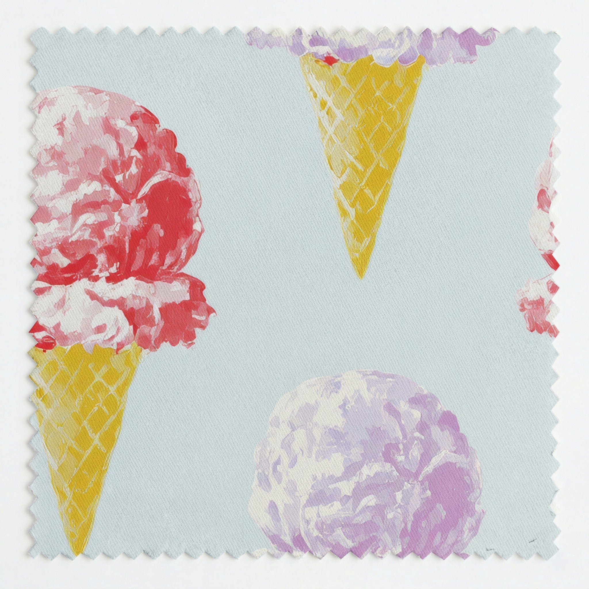 We All Scream for Ice Cream - Fabric - Linen Rowe