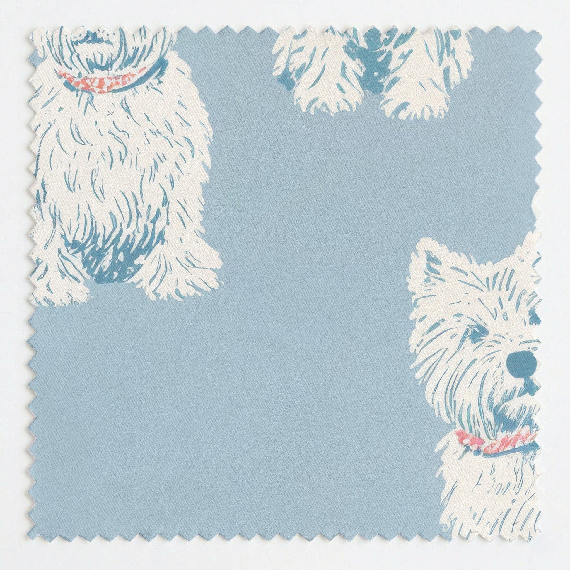 Westie Best Friend - Fabric - Linen Rowe