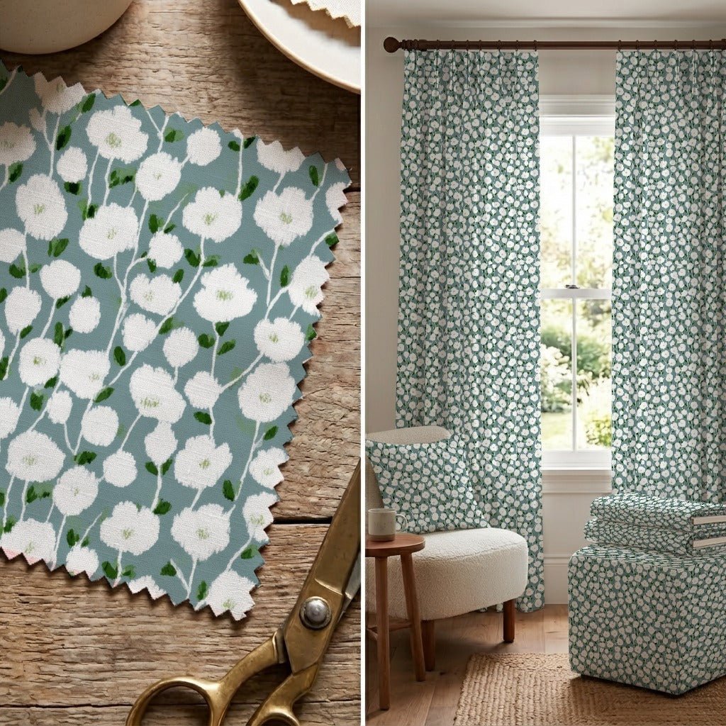 Weston Floral - Fabric - Linen Rowe