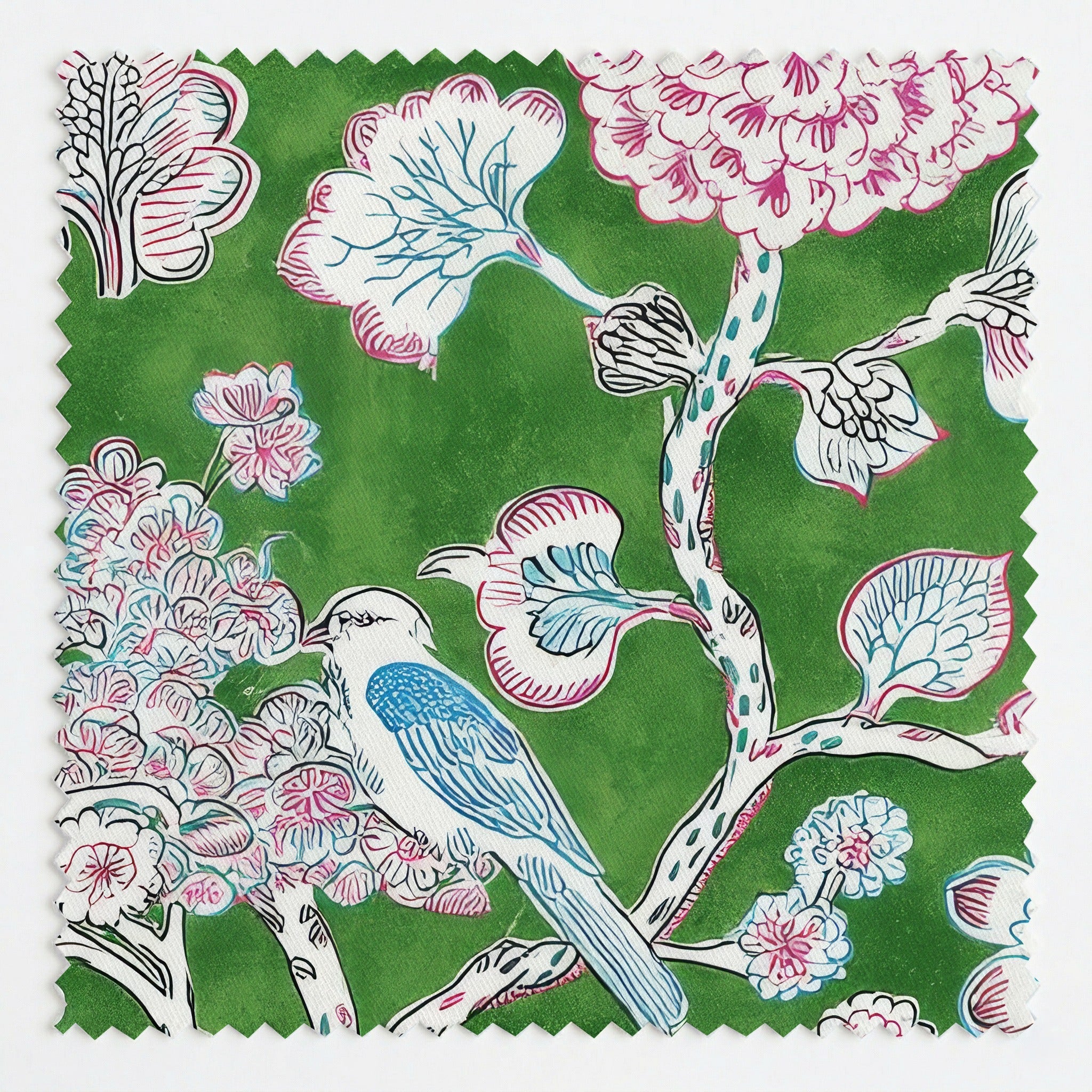 Whimsical Gardens - Fabric - Linen Rowe