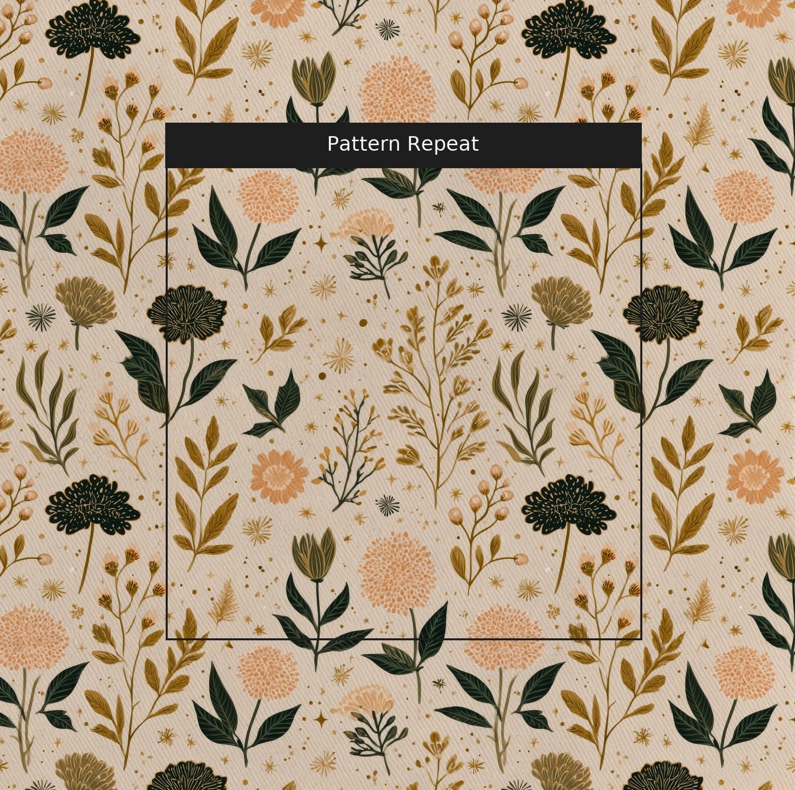Whimsy Flora - Fabric - Linen Rowe