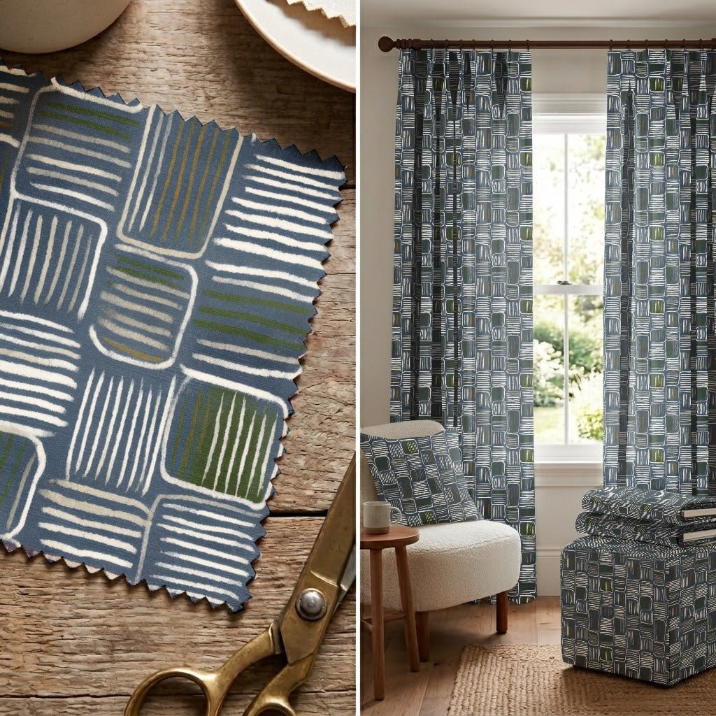 Wilder Brushstrokes - Fabric - Linen Rowe