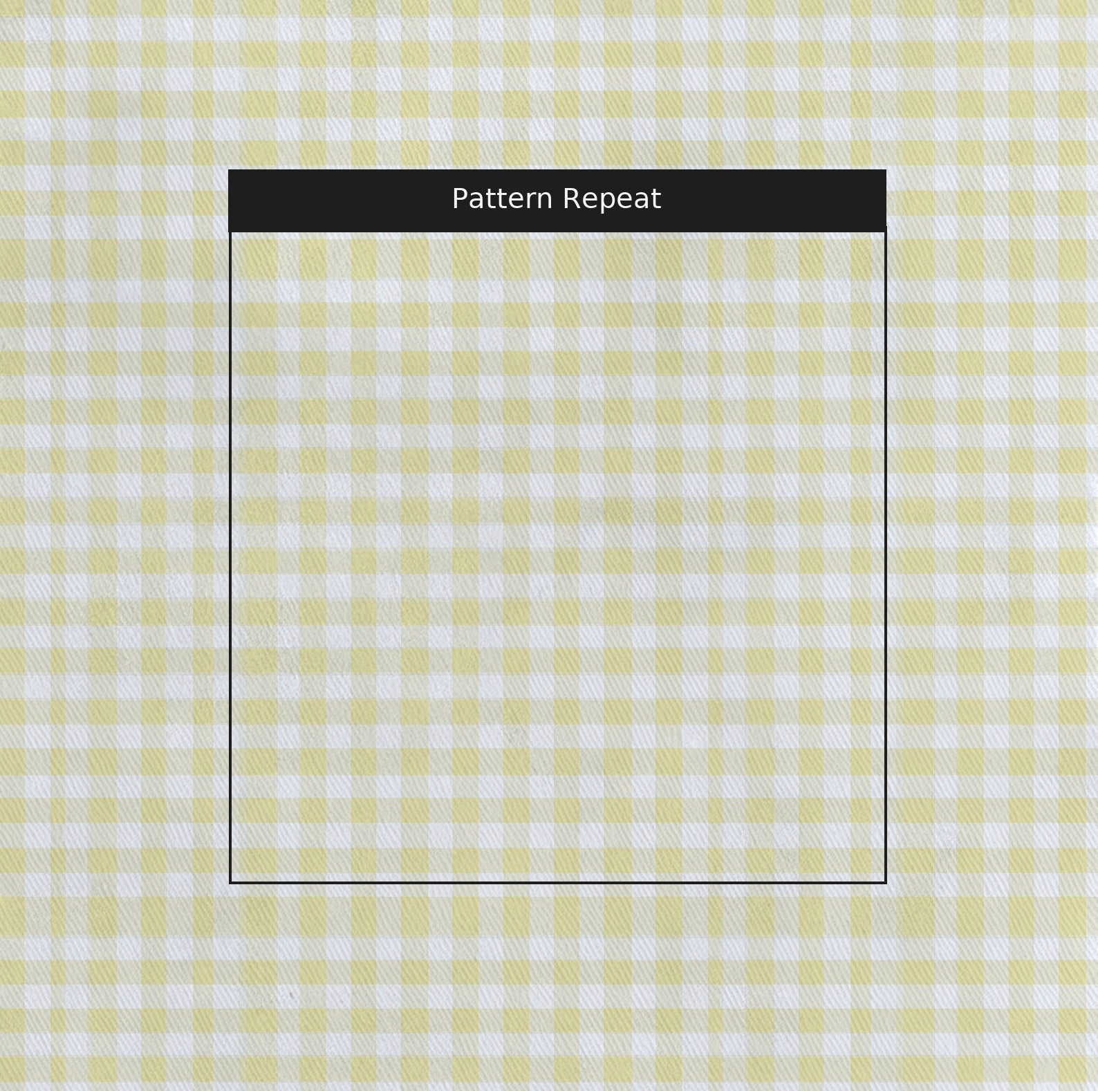 Yellow Gingham - Fabric - Linen Rowe