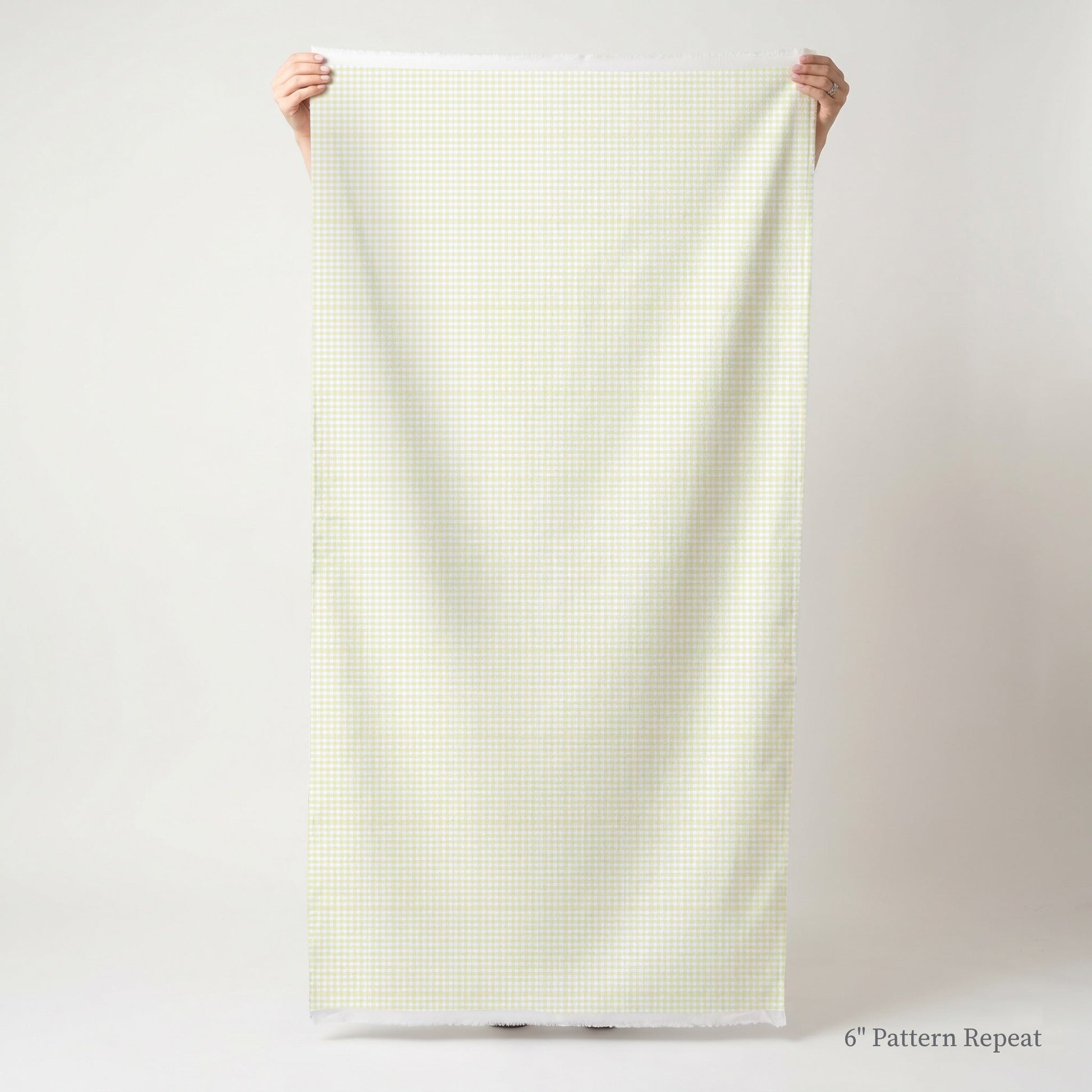 Yellow Gingham - Fabric - Linen Rowe