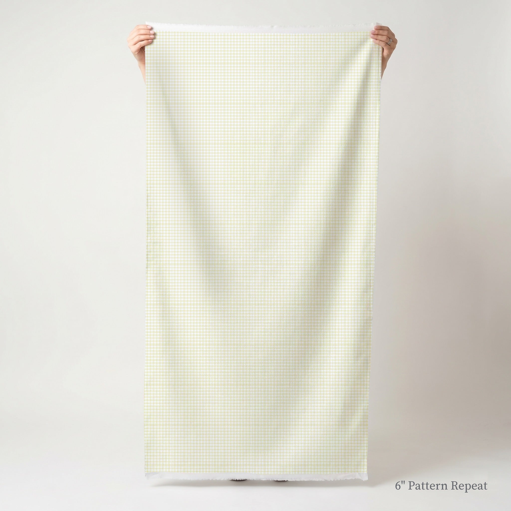 Yellow Gingham - Fabric - Linen Rowe