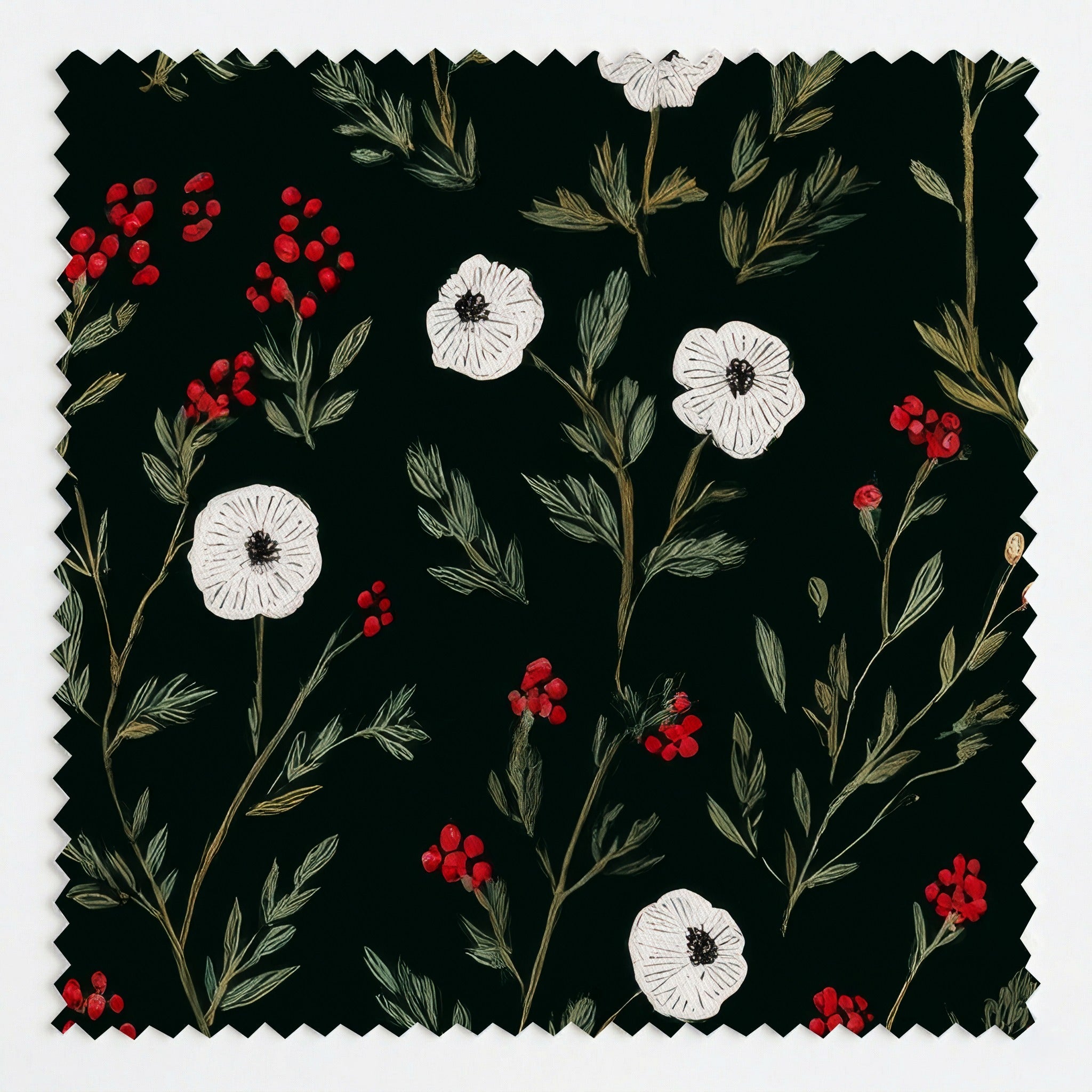 Yuletide - Fabric - Linen Rowe