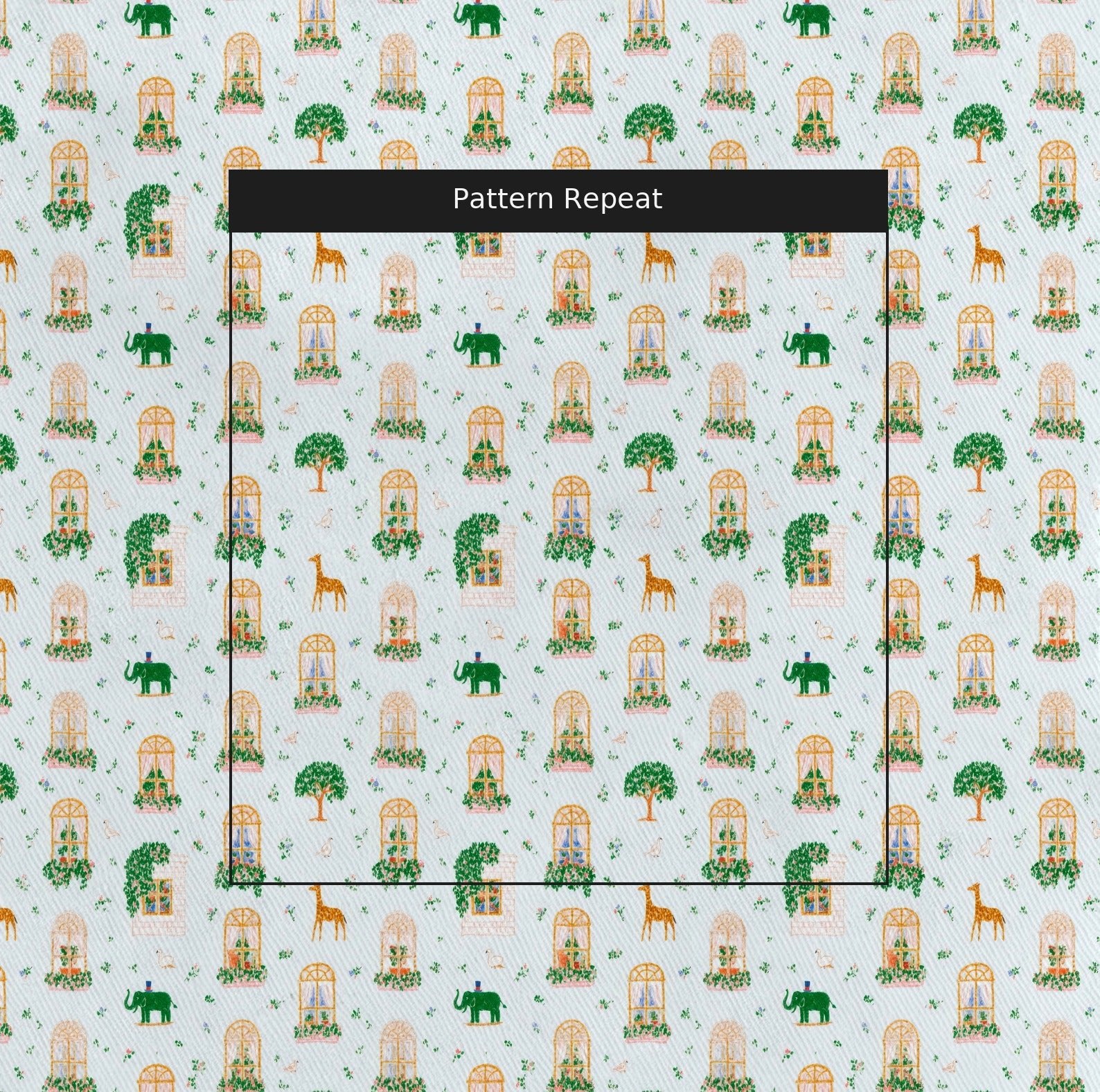 Zoo Parade - Fabric - Linen Rowe